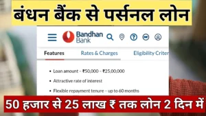 Bandhan Bank loan online apply 